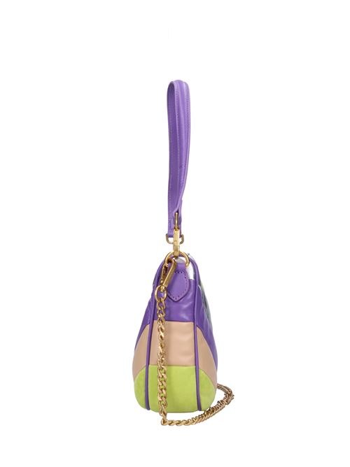 Faux leather bag LA CARRIE | AMITOLA STRIPES SMALLVEMULTICOLOR